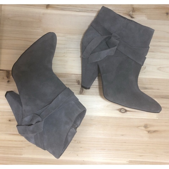 nine west gray booties